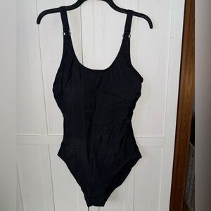 Calvin Klein black one piece bathing suit / Size 14